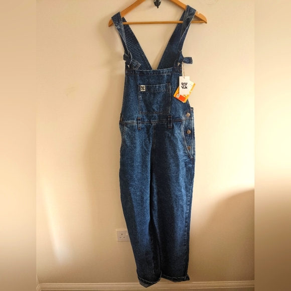 Lucy & Yak Pants - Bnwt Lucy and yak dungarees Easton midwash blue denim 10r